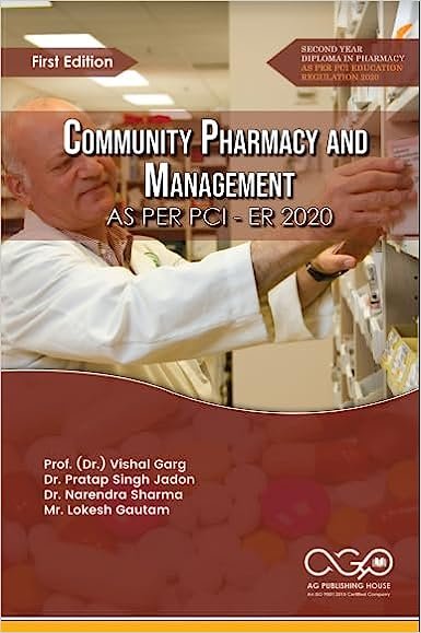 Community Pharmacy and Management As Per PCI - ER 2020 AGPH Books